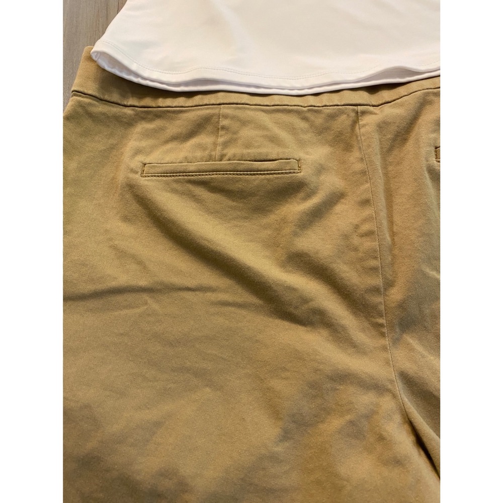 LOFT‎ The Riviera Short Womens 14 Tan Khaki Chino Cotton Stretch Mid Rise Shorts - Picture 9 of 13